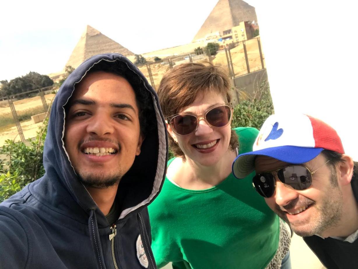 Studio Farida Pyramids View Kafret el-Gabal Exteriör bild