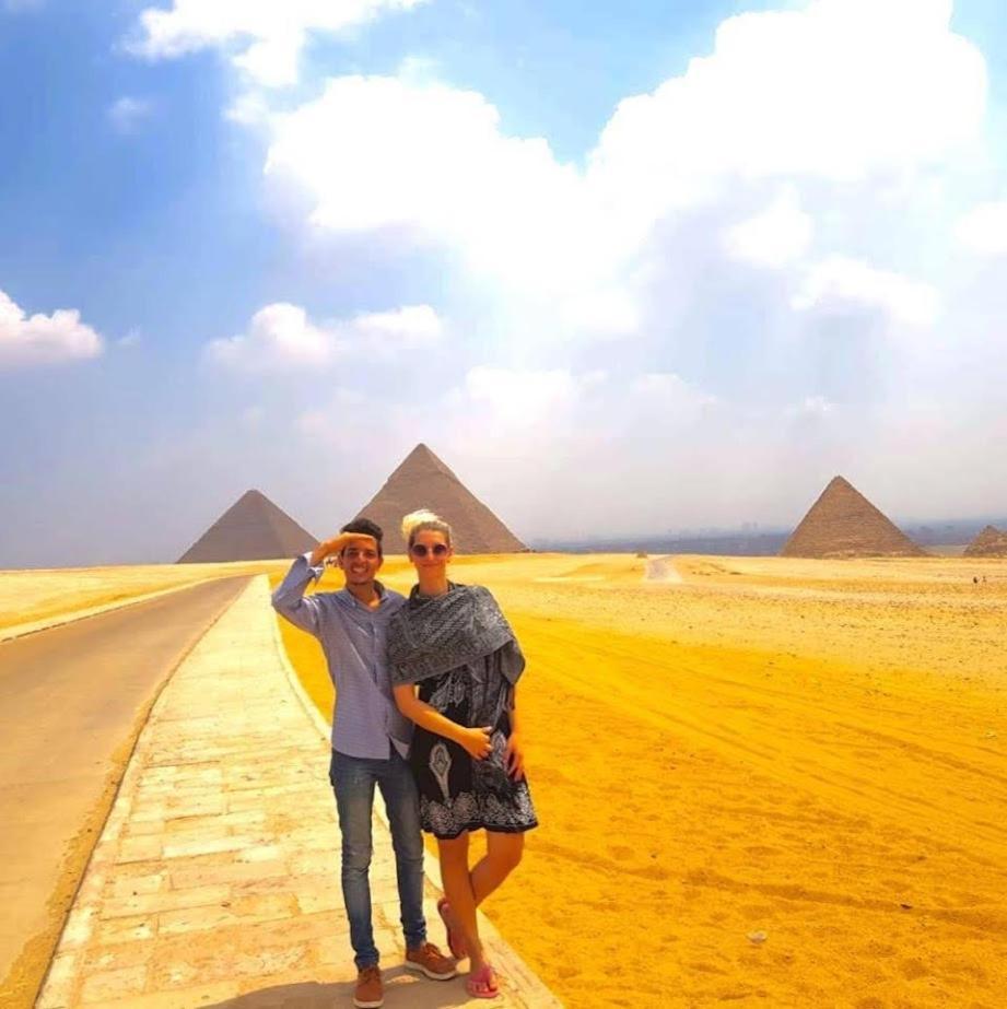 Studio Farida Pyramids View Kafret el-Gabal Exteriör bild