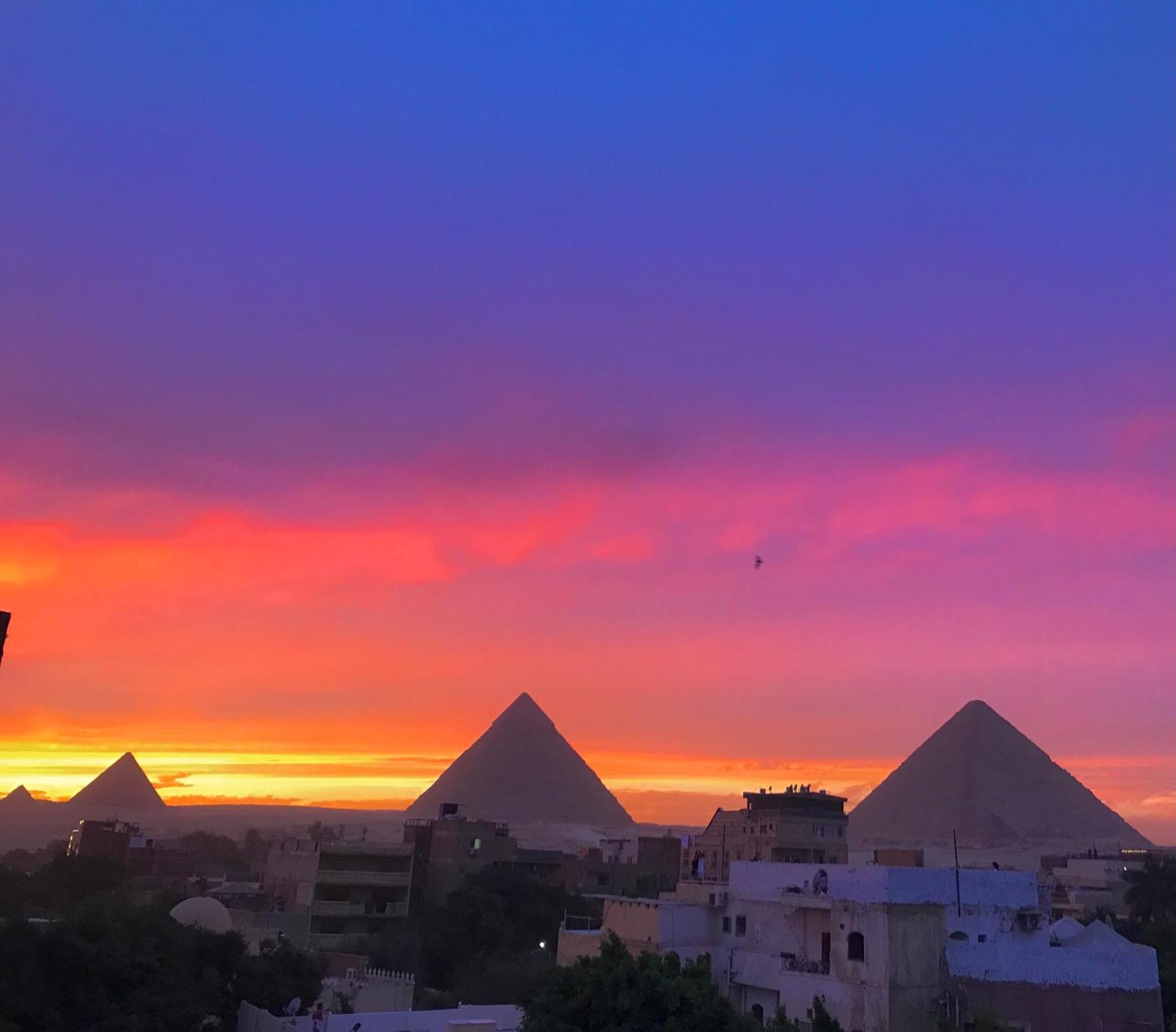 Studio Farida Pyramids View Kafret el-Gabal Exteriör bild